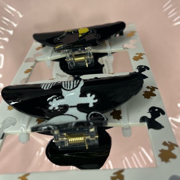NWT ⚜️🖤⚜️ Impressions Vanity Peanuts Snoopy and Woodstock Claw Clip Set - Picture 4 of 6